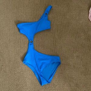 Aerie extra small petite blue swimsuit